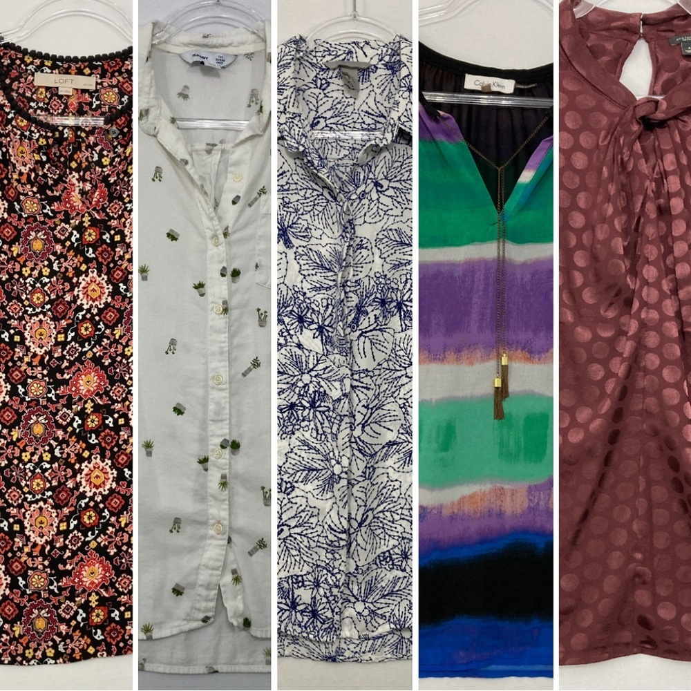 Bundle of Women’s Top size Medium Loft Old Navy H&M Calvin Klein and Ann Taylor